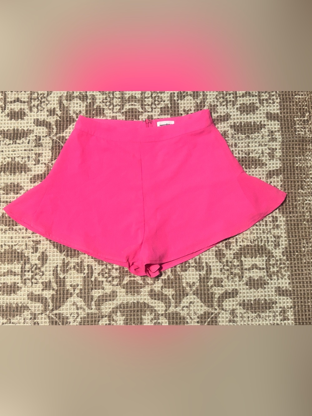superdown Hot Pink Flared Women's Shorts